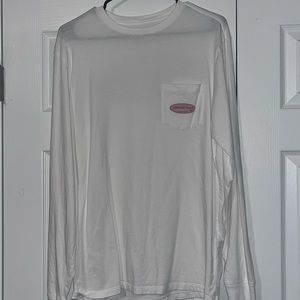 White vineyard vines long sleeve shirt
